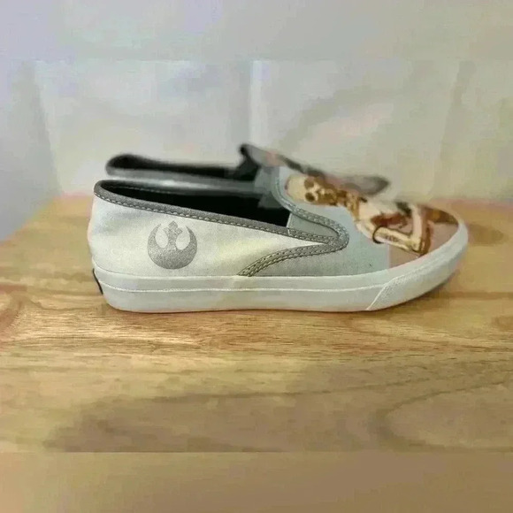 Sperry Star Wars Slip On Shoes Men's 6.5M R2D2 C3PO Limited Edition‎ Sneakers - Picture 7 of 8